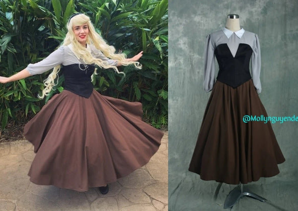 Briar Rose costume Princess dress Briar Rose Costume Cosplay Adult