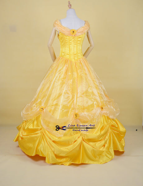 Belle Cosplay Dress Beauty and Beast Princess Belle cosplay costume