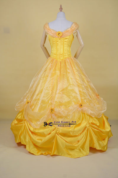 Belle Cosplay Dress Beauty and Beast Princess Belle cosplay costume