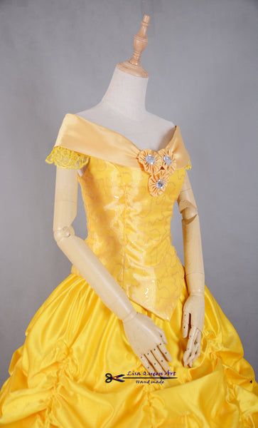 Belle Cosplay Costume Belle Dress The Beauty and The Beast Princess