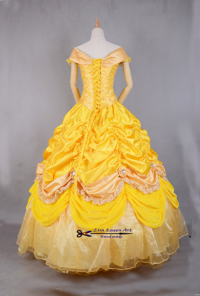 Belle Cosplay Costume Belle Dress The Beauty and The Beast Princess