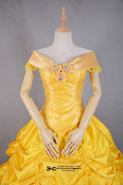 Belle Cosplay Costume Belle Dress The Beauty and The Beast Princess