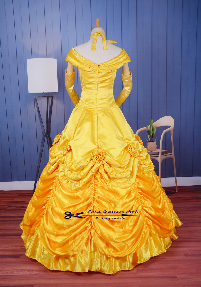 Belle Cosplay Costume Belle dress The Beauty and Beast Princess Mermaidcosplay Belle Cosplay Costume Belle dress The Beauty and Beast Princess Mermaidcosplay