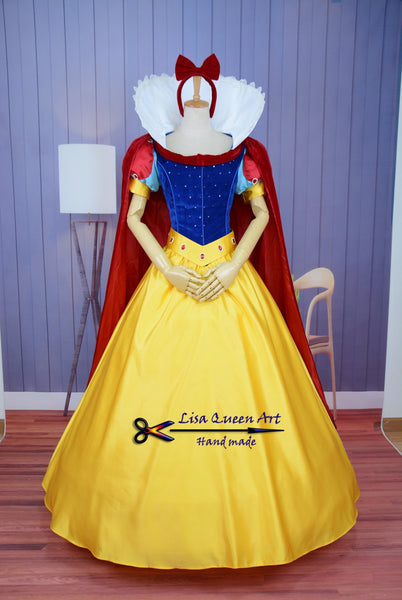 Cosplay costume Snow White Short sleeve dress Snow white