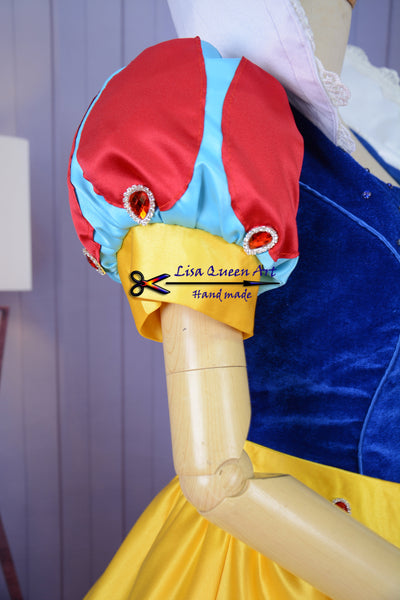 Cosplay costume Snow White Short sleeve dress Snow white