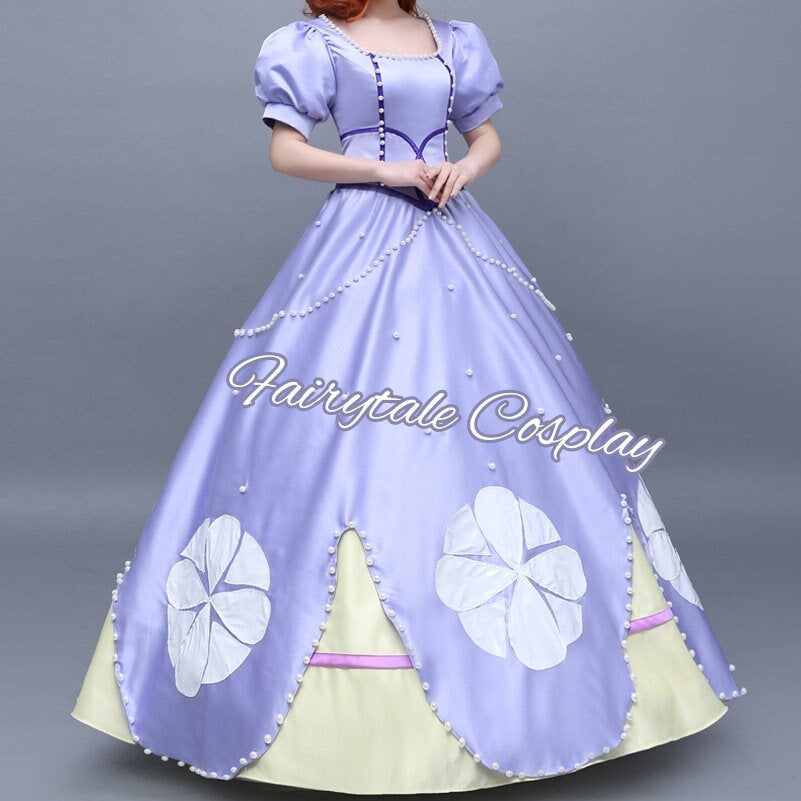 sofia the first blue dress Sofia Deluxe Dress – Mermaidcosplay