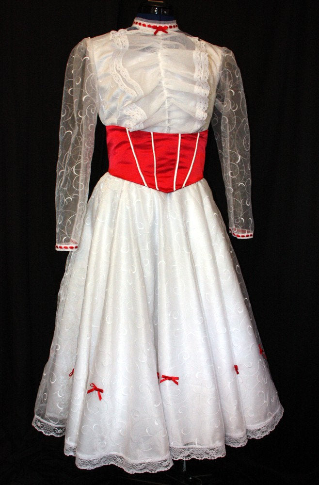 Mary Poppins JOLLY Holiday Custom Costume ADULT Size Cosplay โ Mermaidcosplay