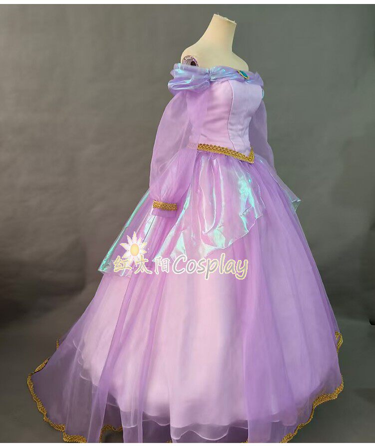 Inspired New Purple Princess Jasmine Dress Jasmine Cosplay Costume – Mermaidcosplay