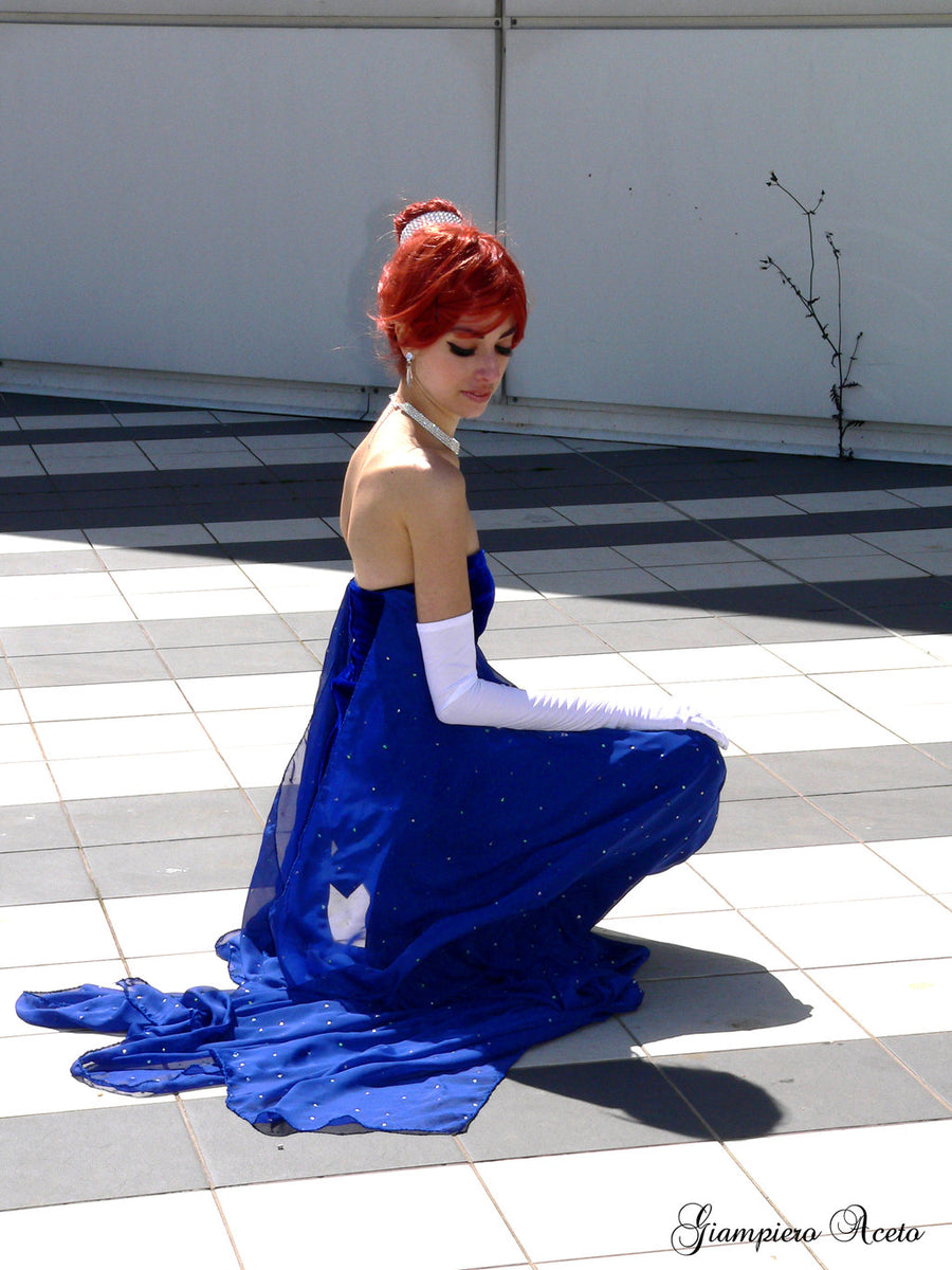 Princess Anastasia Blue Dress Cosplay Costume Mermaidcosplay