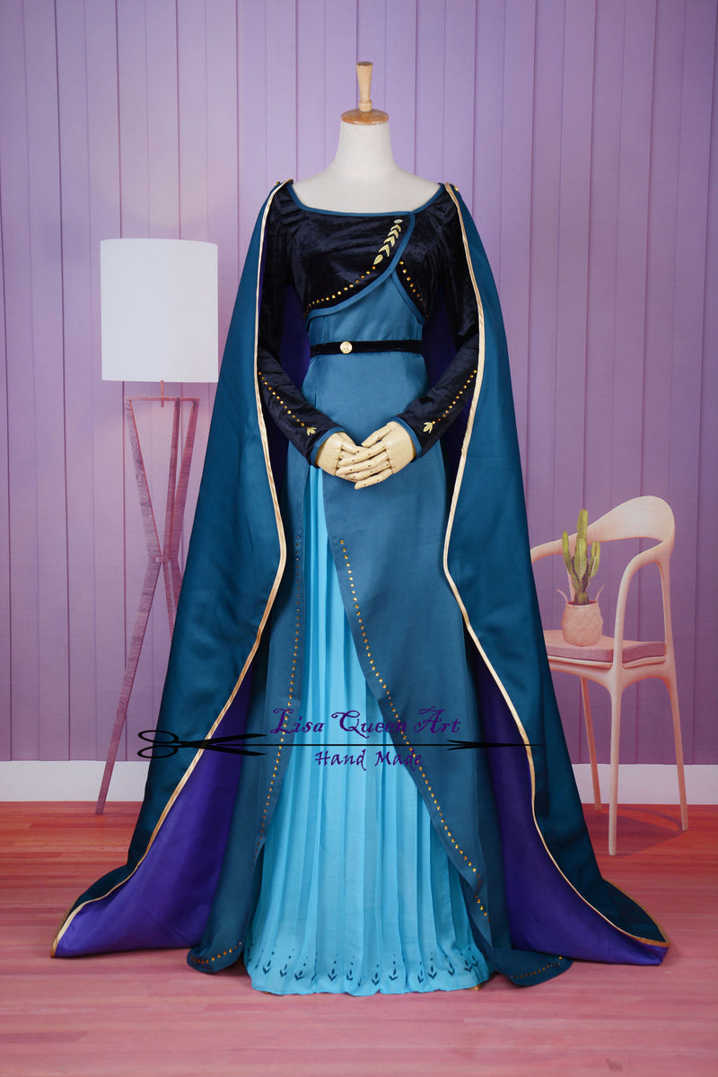 slim fit dress slacks Moive Anna Embroidered Costume Queen Anna Princess Dress Frozen 2 –  Mermaidcosplay