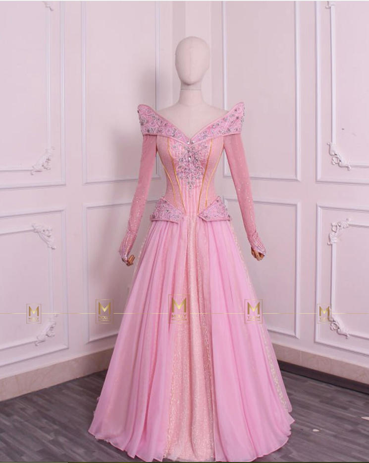 Princess Aurora Pink Cosplay Costume Aurora Cosplay Dress – Mermaidcosplay