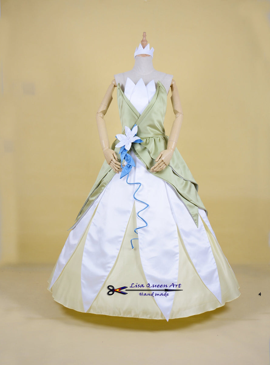 Tiana cosplay costume The Frog Princess Tiana Dress – Mermaidcosplay