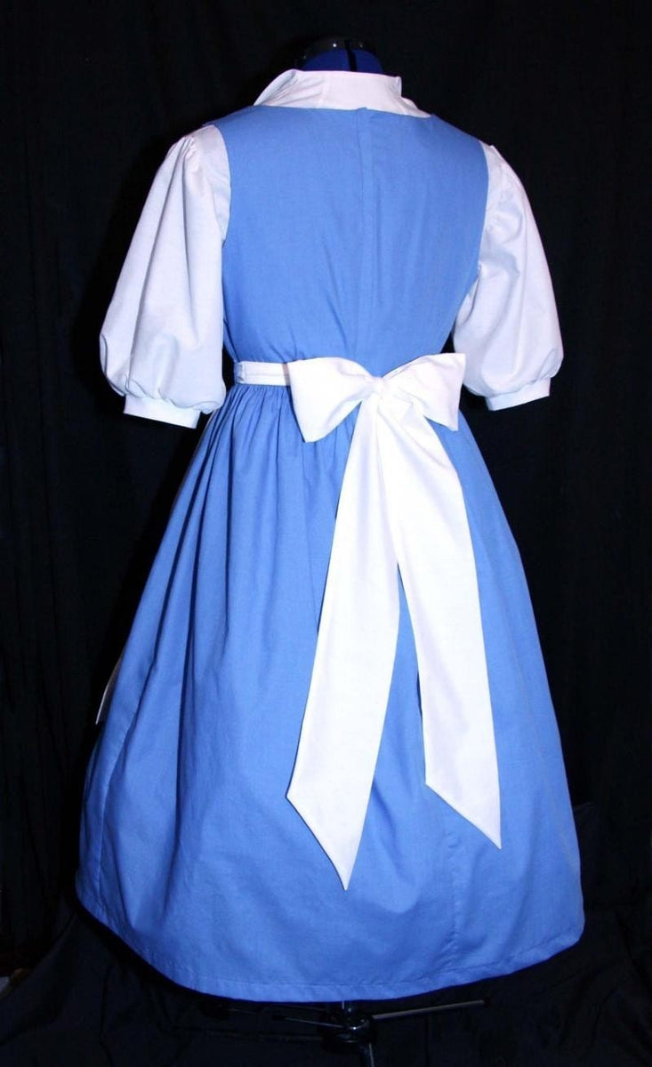 BELLE Provincial Village Costume Blue Adult Size w/Bow MOM2RTK   Mermaidcosplay