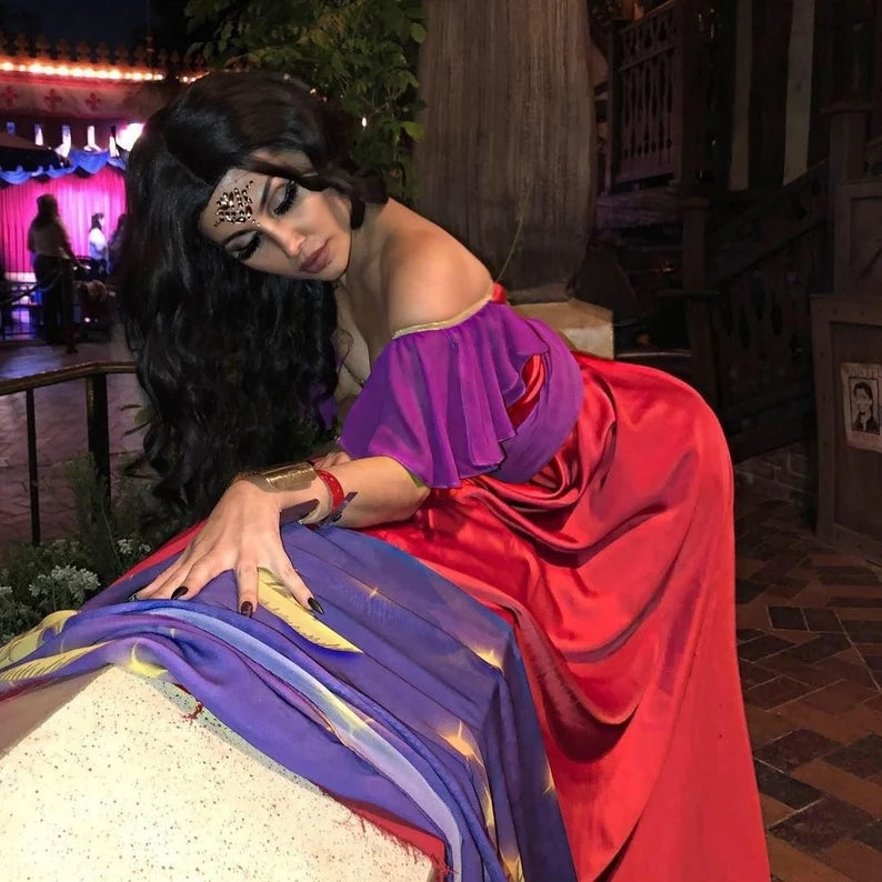 Red Esmeralda Costume Esmeralda Costume Esmeralda Dress Cosplay Costum – Mermaidcosplay