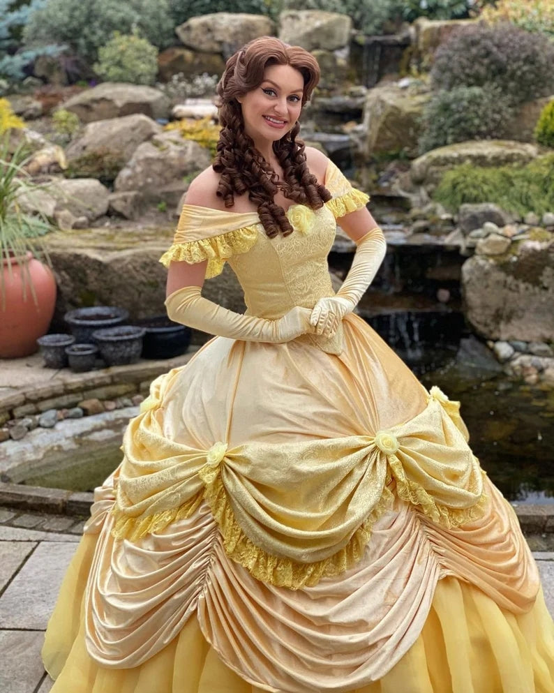 belle dress adult Amazon.com: Fun Costumes Disney Women's Belle Costume Dress