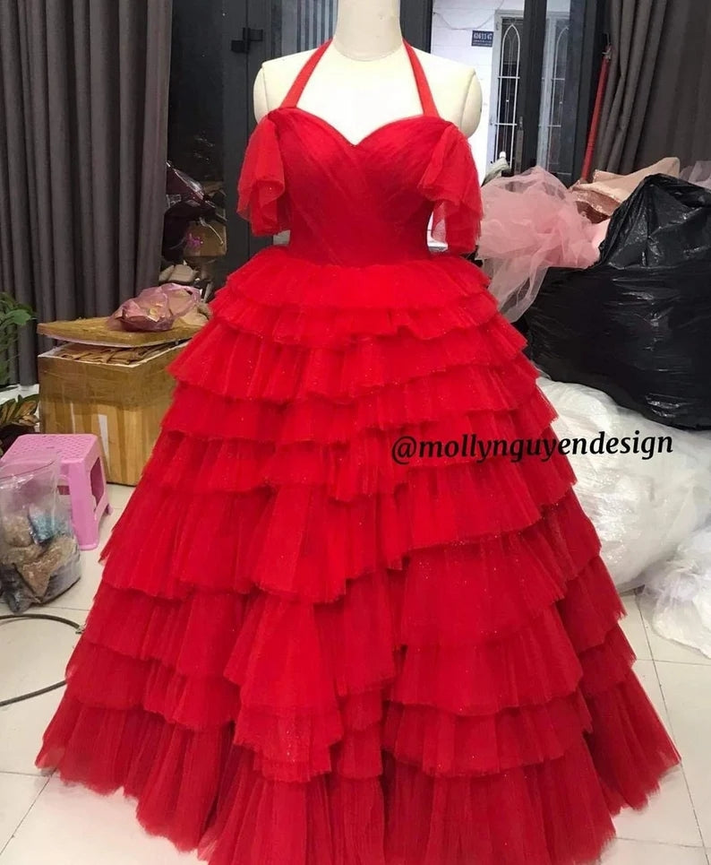 Suicide squad 2, Harley Quinn Full Length Red Dress, Harley Quinn Cosp –  Mermaidcosplay