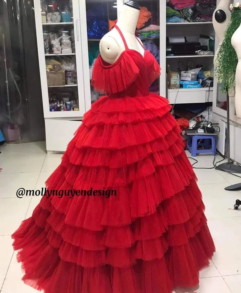 Suicide squad 2, Harley Quinn Full Length Red Dress, Harley Quinn Cosp – Mermaidcosplay
