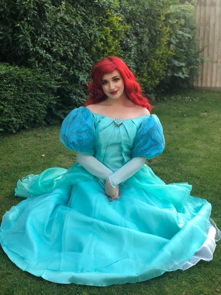 Green Princes Ariel Dress, Ariel Green Little Mermaid Dress