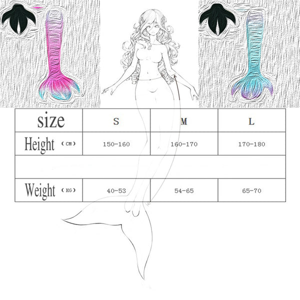 Dark Red Swimmable Mermaid Tails for Adults Women with Monofin