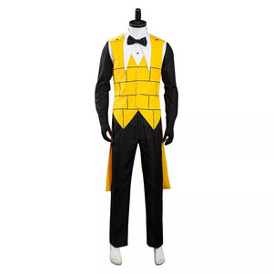 Gravity Falls Bill Cipher Cosplay Costume Halloween Full Set Men Cosplay Costume