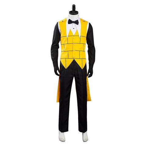 Gravity Falls Bill Cipher Cosplay Costume Halloween Full Set Men Cosplay Costume