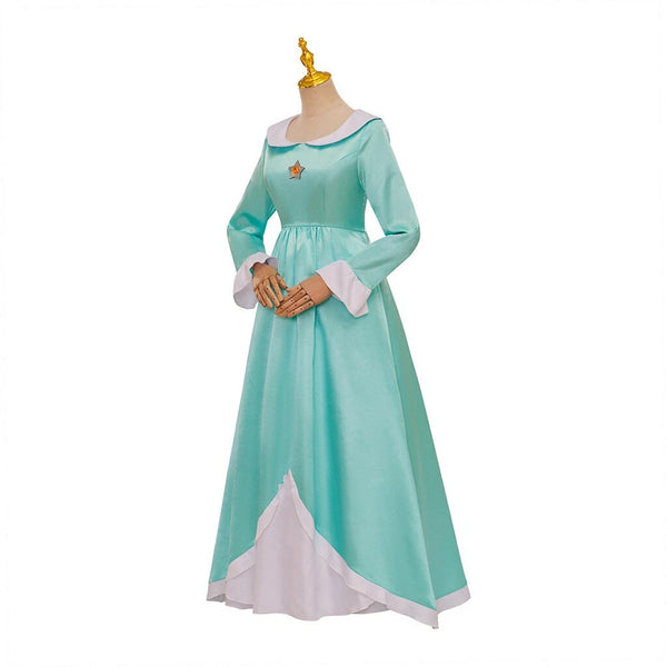 Princess Rosalina Cosplay Costume Rosalina cosplay light green dress Kids adult costume
