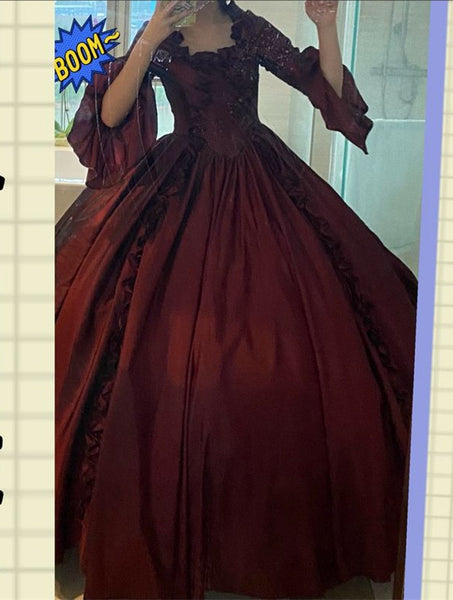 Mrs. Red Cosplay Costume Marie Cosplay Red Dress Halloween Christmas Party cosplay dress