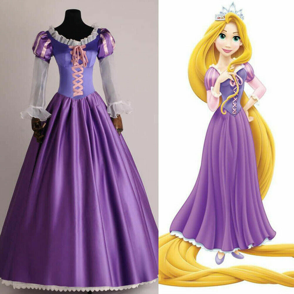 Princess Rapunzel Cosplay Costume Custom-made Rapunzel cosplay dress