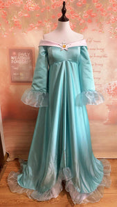 Rosalina Cosplay Costume Princess Rosalina cosplay light green dress Kids adult costume