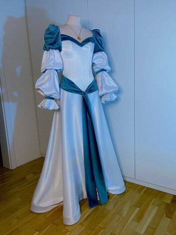 The Swan Princess cosplay Odette Cospaly costume Odette Blue&White  Cosplay Costume