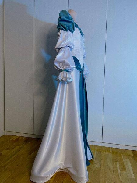 The Swan Princess cosplay Odette Cospaly costume Odette Blue&White  Cosplay Costume