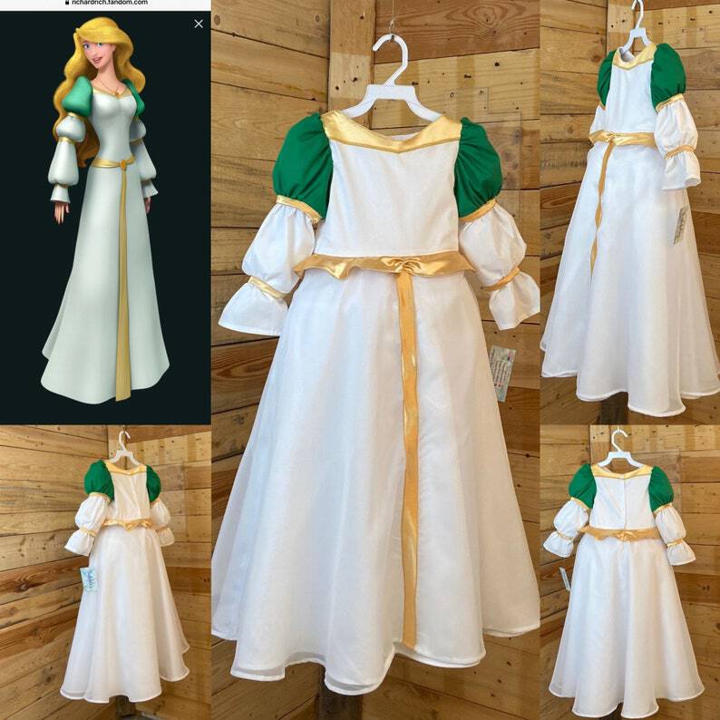 The Swan Princess cosplay Odette Cospaly costume Odette cosplay Dress Baby Kids Adult costume