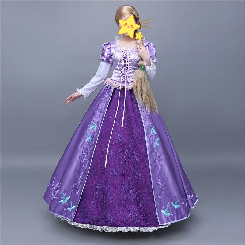 Princess Rapunzel Cosplay Costume Rapunzel Purple cosplay dress