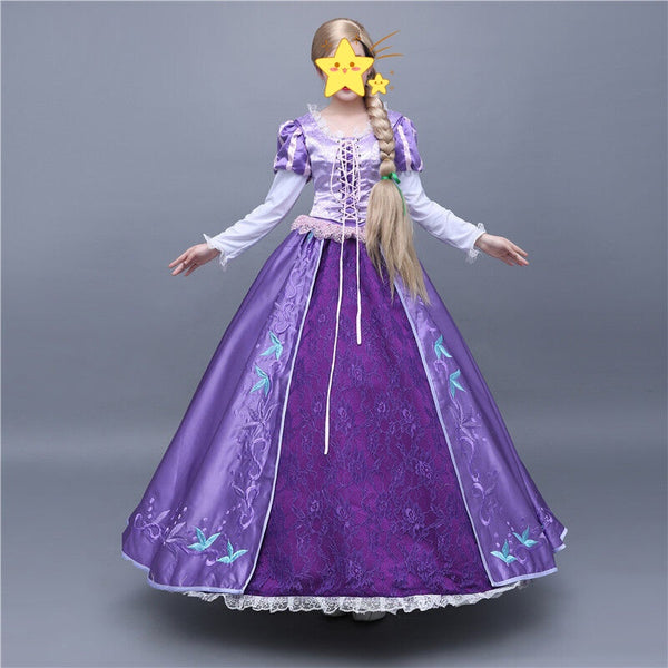 Princess Rapunzel Cosplay Costume Rapunzel Purple cosplay dress