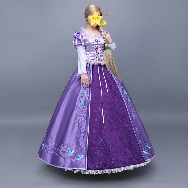 Princess Rapunzel Cosplay Costume Rapunzel Purple cosplay dress