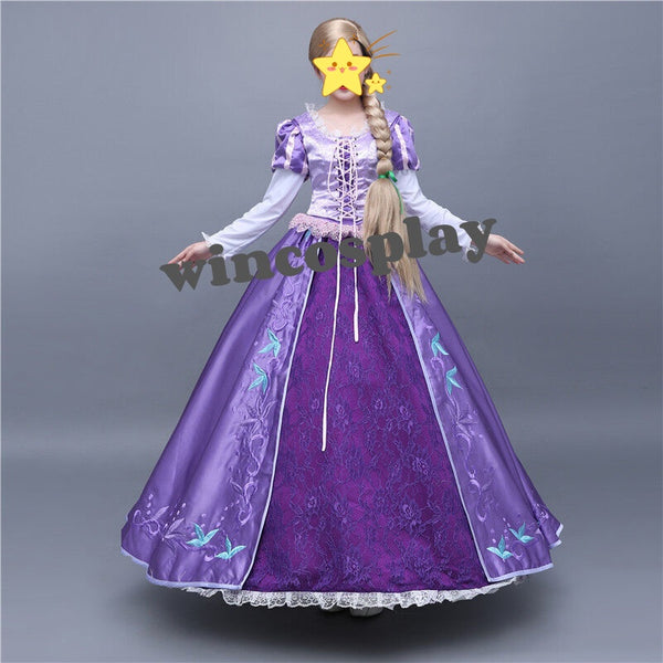Princess Rapunzel Cosplay Costume Rapunzel Purple cosplay dress