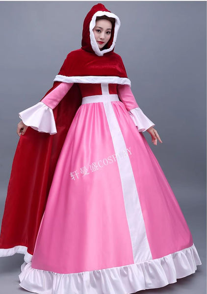 Belle Red Cape Costume  Belle Pink Costume Inspired Beauty and The Beast