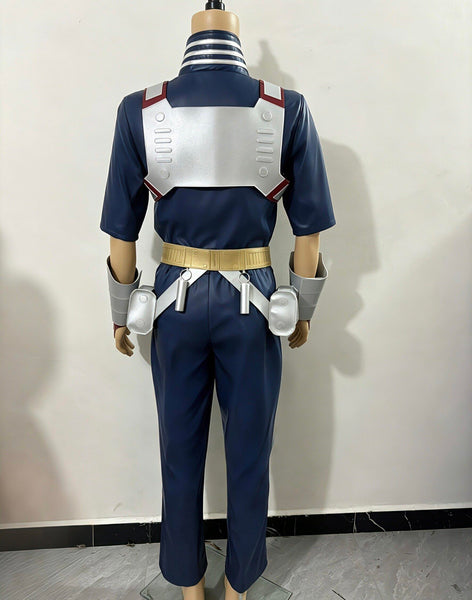 Anime Cosplay Costume Outfit Anime Cosplay Costume Unifomr Blue pleather costume Halloween Men