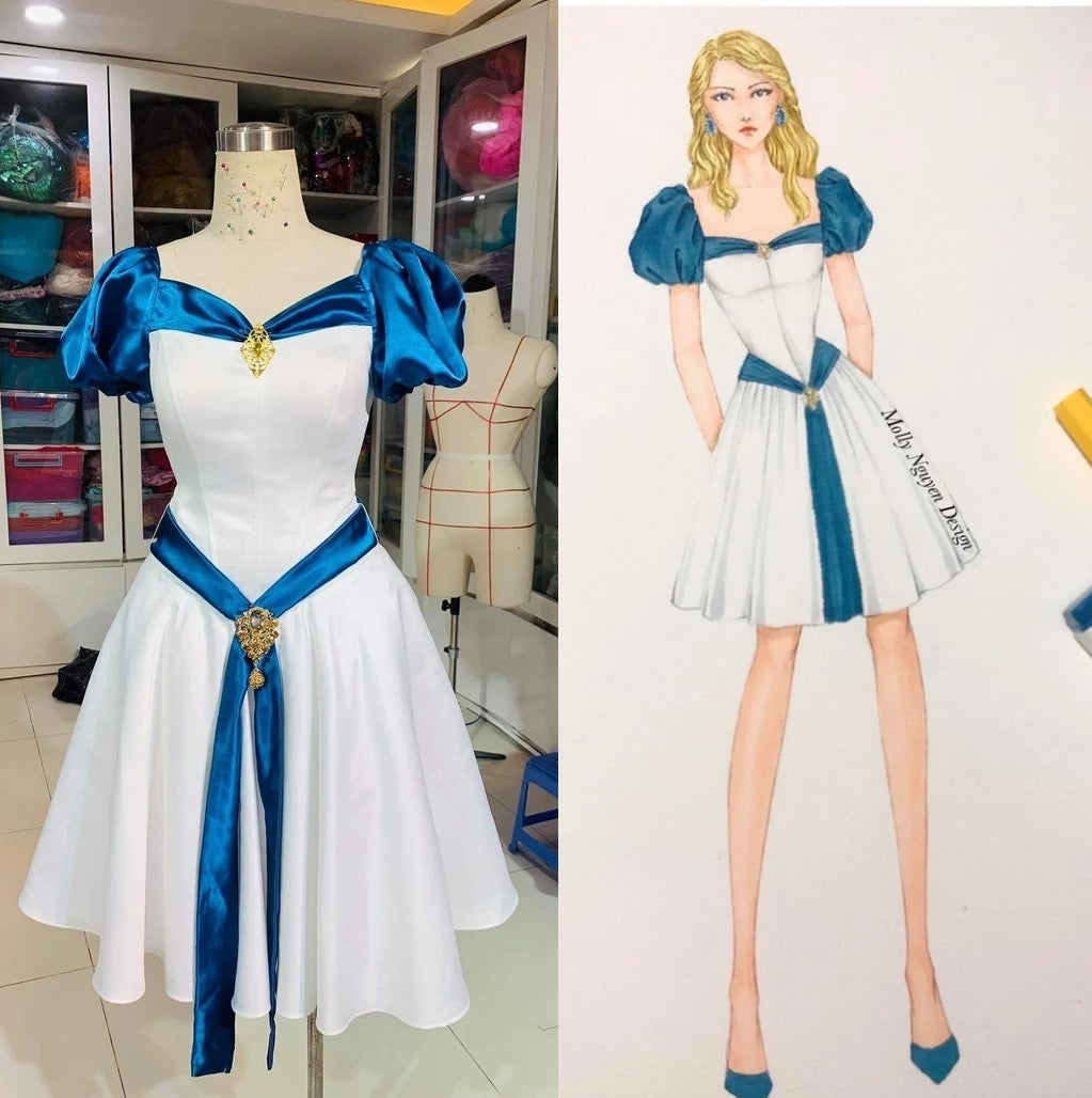 swan princess odette dress Adult Costume This is like a hybrid of Belle and Odette Swan Princess Odette (Swan Princess, The) by