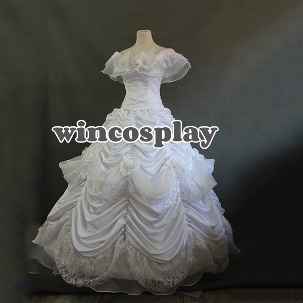 Princess Ariel cosplay costume Ariel White costume Dress