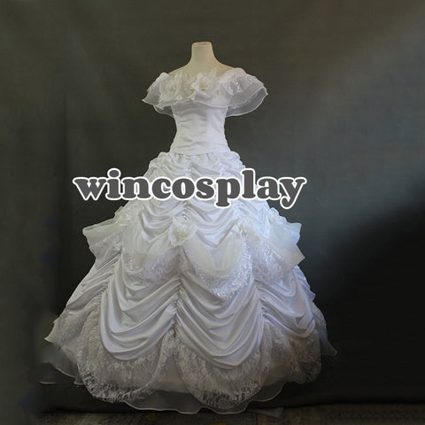 Princess Ariel cosplay costume Ariel White costume Dress