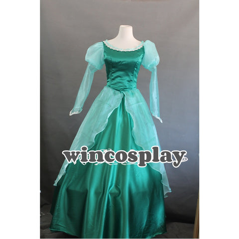 The Little Mermaid Ariel Cosplay Costume Ariel Green dress