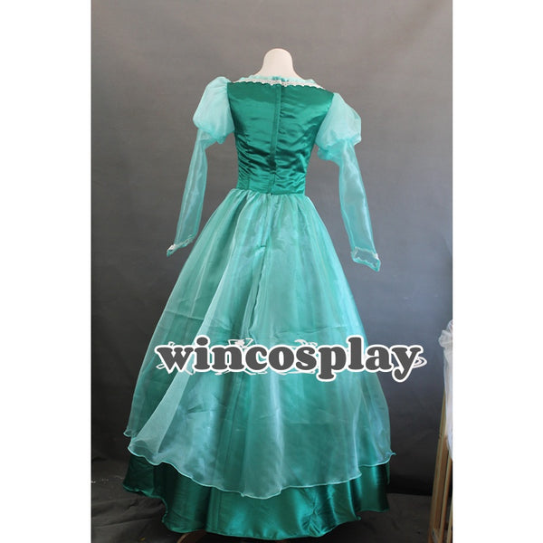 The Little Mermaid Ariel Cosplay Costume Ariel Green dress