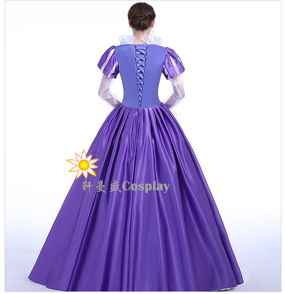 Tangled Rapunzel Cosplay prom dress Purple gown Cosplay ball gown Women Cosplay prom dress Party Dress Girls Cosplay Costume