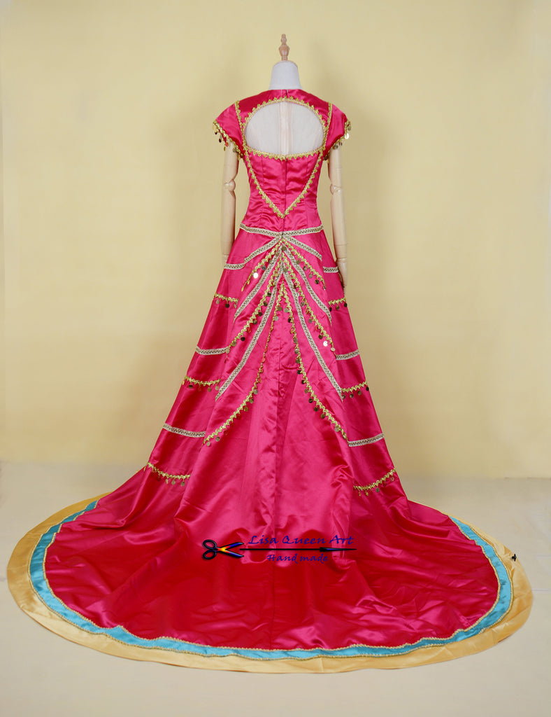 Jasmine Cosplay Dress Aladdin Jasmine Costume – Mermaidcosplay Jasmine Cosplay Dress Aladdin Jasmine Costume – Mermaidcosplay