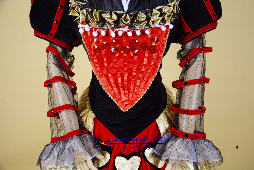 Cosplay Costume Red Queen dress Suits Alice In The Wonderland Red Quee – Mermaidcosplay Cosplay Costume Red Queen dress Suits Alice In The Wonderland Red Quee – Mermaidcosplay