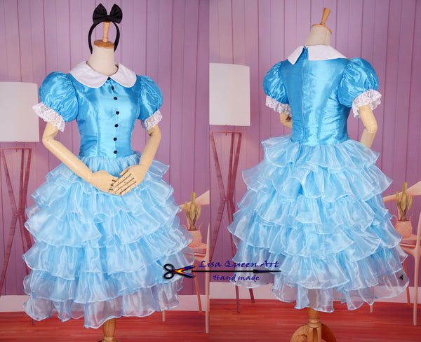 Cosplay Costume Alice Short dress Alice In The Wonderland