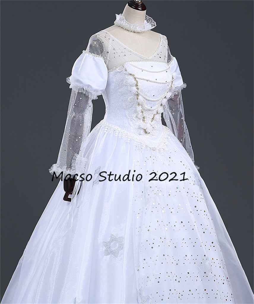 Alice in wonderland The White Queen Dress Cosplay dress Cosplay gown W – Mermaidcosplay Alice in wonderland The White Queen Dress Cosplay dress Cosplay gown W – Mermaidcosplay