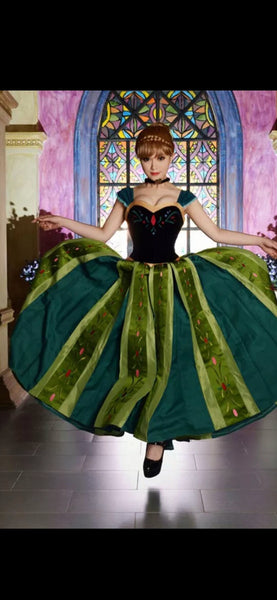 Frozen Ana Coronation Day Dress