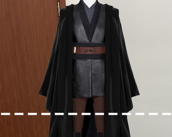 Anakin Skywalker Cosplay Costume Star Wars Darth Vader Cosplay Halloween Men Cosplay Costume Anakin Cosplay Cloak Custom Size